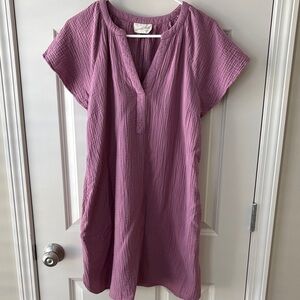 Universal Thread Gauzy Purple Mini Dress